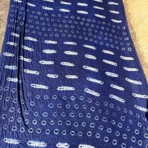 Blue Hand-Dyed Adire Fabric