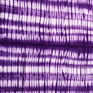 Purple Hand-Dyed Adire Fabric